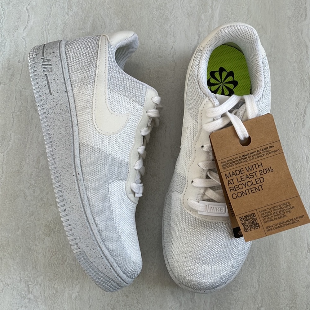 New Nike Air Force 1 crater Flyknit sneakers shoes - Picture 3 of 8